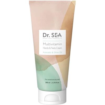 DR. SEA Crema de Manos & Uñas Multivitaminada con Aceite de Oliva & Aguacate Hidratante, Nutritiva & Fortificante Piel Suave & Protegida 200 ml DR. SEA Crema de Manos & Uñas Multivitaminada con Aceite de Oliva & Aguacate Hidratante, Nutritiva & Fortificante Piel Suave & Protegida 200 ml