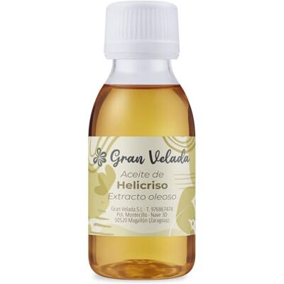 GRAN VELADA Aceite de Helicriso 5L Formato Profesional Activo Protector y Calmante Para Fabricación de Cosmética Natural Reparadora y Tratamientos Corporales Específicos GRAN VELADA Aceite de Helicriso 5L Formato Profesional Activo Protector y Calmante Para Fabricación de Cosmética Natural Reparadora y Tratamientos Corporales Específicos