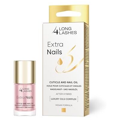 Long4Lashes Extra Nails Aceite para cutículas y uñas, 10 ml, protección y fortalecimiento de cutículas, manicura en casa para uñas hermosas Long4Lashes Extra Nails Aceite para cutículas y uñas, 10 ml, protección y fortalecimiento de cutículas, manicura en casa para uñas hermosas