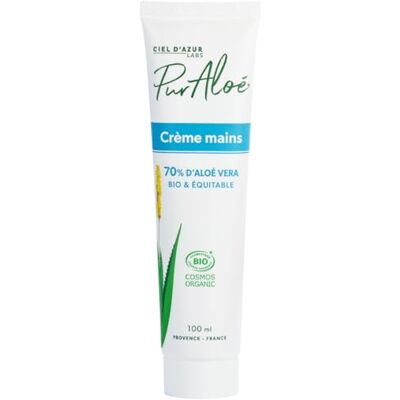 Pur Aloé pur' Aloe Crema Manos Cosmébio 100 ml – juego de 2 Pur Aloé pur' Aloe Crema Manos Cosmébio 100 ml – juego de 2