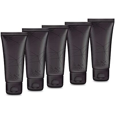 Römer Wellness Crema de manos y uñas (75 ml) de aloe vera, elegante edición negra para cada día, también como bonito regalo, 5 unidades Römer Wellness Crema de manos y uñas (75 ml) de aloe vera, elegante edición negra para cada día, también como bonito regalo, 5 unidades