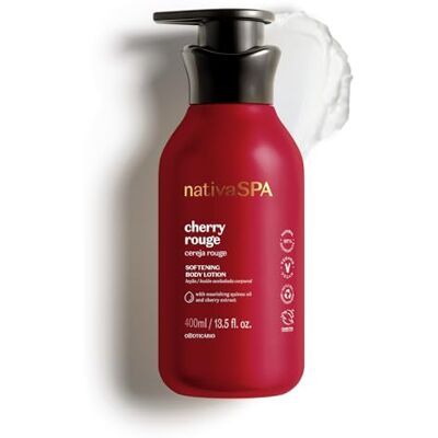 O Boticário Nativa SPA Cereza Rouge Loción Corporal 400 ml O Boticário Nativa SPA Cereza Rouge Loción Corporal 400 ml