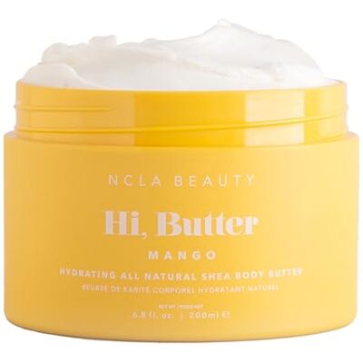 NCLA BEAUTY NCLA Hi, Mantequilla de karité natural Vegana, libre de crueldad, cuidado de la piel limpia (mango, 6.8 oz 6.8 fl oz) NCLA BEAUTY NCLA Hi, Mantequilla de karité natural Vegana, libre de crueldad, cuidado de la piel limpia (mango, 6.8 oz 6.8 fl oz)