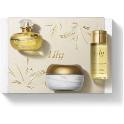 O Boticário Lily Set Regalo 3 Productos Perfume + Crema + Aceite O Boticário Lily Set Regalo 3 Productos Perfume + Crema + Aceite