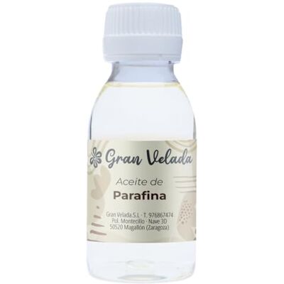 GRAN VELADA Parafina Líquida 1L Aceite mineral para cosméticos Hidratante y protector de la piel para formulaciones caseras GRAN VELADA Parafina Líquida 1L Aceite mineral para cosméticos Hidratante y protector de la piel para formulaciones caseras
