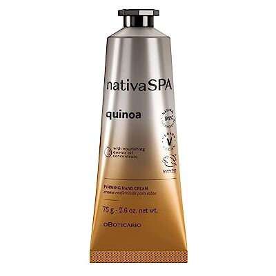 O Boticário Nativa SPA Quinoa Crema Manos Hidratante Perfumada 50g O Boticário Nativa SPA Quinoa Crema Manos Hidratante Perfumada 50g
