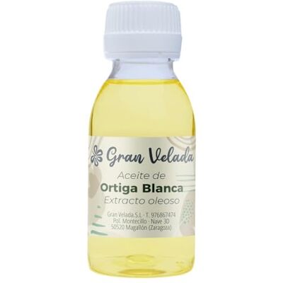 GRAN VELADA Aceite de Ortiga Blanca 250 ml Aceite Vegetal Regulador del Sebo Fortalecedor Capilar y Calmante Cutáneo Ideal para Champús Mascarillas Cremas Purificantes y Cosmética Natural GRAN VELADA Aceite de Ortiga Blanca 250 ml Aceite Vegetal Regulador del Sebo Fortalecedor Capilar y Calmante Cutáneo Ideal para Champús Mascarillas Cremas Purificantes y Cosmética Natural