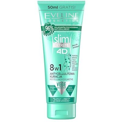 EVELINE COSMETICS Eveline Slim Extreme 4D Anti-cellulite Body Shaping Treatment 8in1 250 ml EVELINE COSMETICS Eveline Slim Extreme 4D Anti-cellulite Body Shaping Treatment 8in1 250 ml