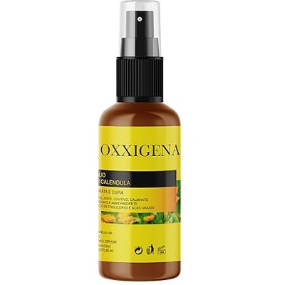 OXXIGENA Aceite (Oleato) de Caléndula Spray de 100 ml Indicado para Cicatrices, Grietas, Sequedad, Enrojecimiento y Quemaduras. Nutritivo y Calmante para Pieles Sensibles Vegano, sin OGM OXXIGENA Aceite (Oleato) de Caléndula Spray de 100 ml Indicado para Cicatrices, Grietas, Sequedad, Enrojecimiento y Quemaduras. Nutritivo y Calmante para Pieles Sensibles Vegano, sin OGM