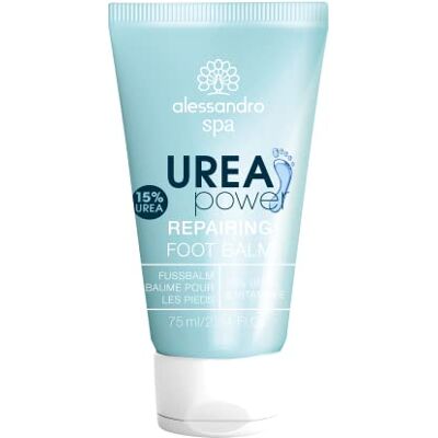 alessandro SPA Repairing Foot Balm – 15% Urea y vitamina E – Bálsamo para el cuidado de los pies para regenerar y proteger la piel muy estresada en los talones alessandro SPA Repairing Foot Balm – 15% Urea y vitamina E – Bálsamo para el cuidado de los pies para regenerar y proteger la piel muy estresada en los talones
