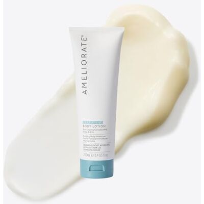 AMELIORATE Clarifying Body Lotion 250ml for Blemish-Prone & Oily Skin Reduces Appearance of Body Blemishes & Imperfections with Lactic Acid & White Willow Bark Dermatologist Approved AMELIORATE Clarifying Body Lotion 250ml for Blemish-Prone & Oily Skin Reduces Appearance of Body Blemishes & Imperfections with Lactic Acid & White Willow Bark Dermatologist Approved