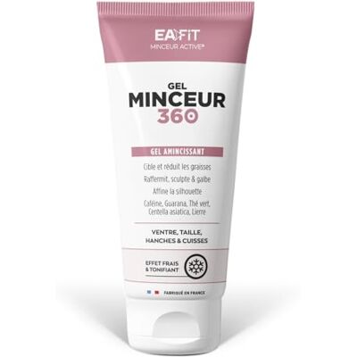 Eafit Gel adelgazante 360, 200 ml, pérdida de grasa, reafirmante, esculpe, moldear, refinar la silueta, frescura y efecto tonificante, aplicación abdomen, cintura, caderas, muslos, marca francesa Eafit Gel adelgazante 360, 200 ml, pérdida de grasa, reafirmante, esculpe, moldear, refinar la silueta, frescura y efecto tonificante, aplicación abdomen, cintura, caderas, muslos, marca francesa