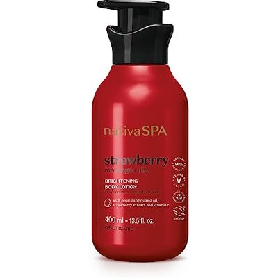 O Boticário Nativa SPA Fresa Ruby Loción Corporal Hidratante 400 ml O Boticário Nativa SPA Fresa Ruby Loción Corporal Hidratante 400 ml