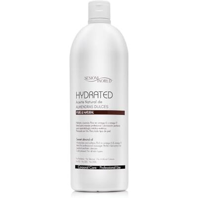 sesioMWorld Hydrated Aceite de Almendras Dulces Puro y Natural sin Parabenos, 1000 ml 1 Unidad 900 g sesioMWorld Hydrated Aceite de Almendras Dulces Puro y Natural sin Parabenos, 1000 ml 1 Unidad 900 g