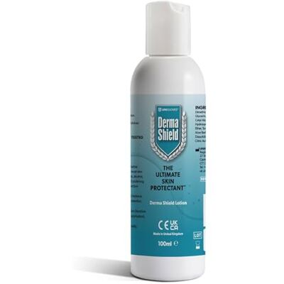 Derma Shield 100 ml Crema protectora, La mejor protección impermeable para manos, cuerpo y rostro, Protección y alivio clínicamente probados para la dermatitis de contacto y la piel seca Derma Shield 100 ml Crema protectora, La mejor protección impermeable para manos, cuerpo y rostro, Protección y alivio clínicamente probados para la dermatitis de contacto y la piel seca