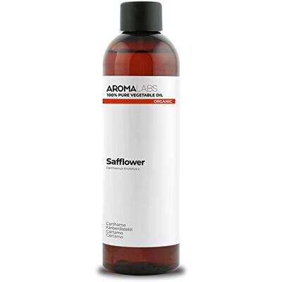 Aroma Labs Aceite de Cártamo BIO (Carthamus tinctorius) 250 mL Aceite Vegetal Virgen Certificado AB Aroma Labs Aceite de Cártamo BIO (Carthamus tinctorius) 250 mL Aceite Vegetal Virgen Certificado AB