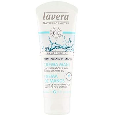 lavera Crema de Manos con Aceite de Almendras bio y Manteca de Karité vegano cosméticos naturales 100% certificados cuidado de la piel 4 Recipientes de 75 ml lavera Crema de Manos con Aceite de Almendras bio y Manteca de Karité vegano cosméticos naturales 100% certificados cuidado de la piel 4 Recipientes de 75 ml