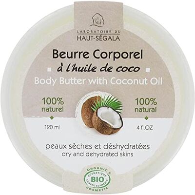 haut segala Laboratoire du haut-segala orgánico cuerpo mantequilla con aceite de coco, 120 ml haut segala Laboratoire du haut-segala orgánico cuerpo mantequilla con aceite de coco, 120 ml