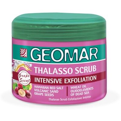 Geomar Thalasso Exfoliante Intensivo, Renovación Cutánea Profunda, Efecto piel nueva, Con Sal Marino, Semillas de Uva y Oligoelementos del Mar Muerto, Made in Italy, 600 g Geomar Thalasso Exfoliante Intensivo, Renovación Cutánea Profunda, Efecto piel nueva, Con Sal Marino, Semillas de Uva y Oligoelementos del Mar Muerto, Made in Italy, 600 g