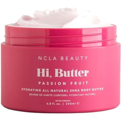 NCLA BEAUTY NCLA Hi, Mantequilla de karité natural Vegana, libre de crueldad, cuidado de la piel limpia (fruta de la pasión, 6.8 oz 6.8 fl oz) NCLA BEAUTY NCLA Hi, Mantequilla de karité natural Vegana, libre de crueldad, cuidado de la piel limpia (fruta de la pasión, 6.8 oz 6.8 fl oz)