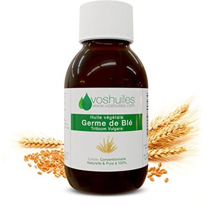 VOSHUILES.COM HUILES ESSENTIELLES & VEGETALES Aceite vegetal de germen de trigo 100 ml VOSHUILES.COM HUILES ESSENTIELLES & VEGETALES Aceite vegetal de germen de trigo 100 ml