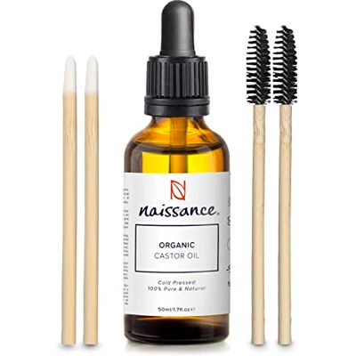Naissance Aceite de Ricino BIO Puro Prensado en Frio (No. ) 50ml Hidratante Nutritivo Natural Pelo Piel Uñas Cejas Pestañas Ojos Ideal Para Masaje Corporal Facial Crecimiento Barba Vegano Naissance Aceite de Ricino BIO Puro Prensado en Frio (No. ) 50ml Hidratante Nutritivo Natural Pelo Piel Uñas Cejas Pestañas Ojos Ideal Para Masaje Corporal Facial Crecimiento Barba Vegano