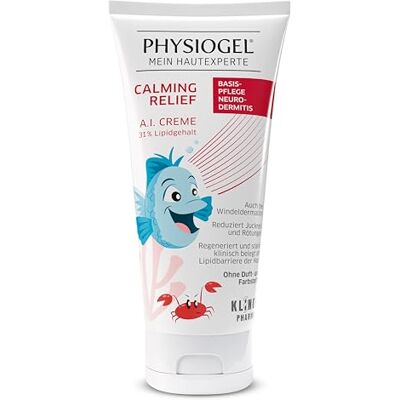 PHYSIOGEL Crema Calming Relief A.I. 100 ml – Kids Edition – Crema calmante para la piel sensible – Crema corporal regeneradora para picores e irritaciones de la piel PHYSIOGEL Crema Calming Relief A.I. 100 ml – Kids Edition – Crema calmante para la piel sensible – Crema corporal regeneradora para picores e irritaciones de la piel