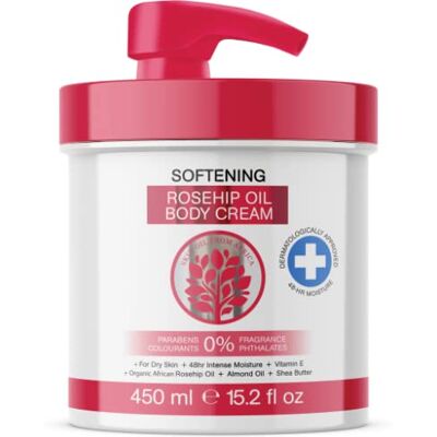 Skin Oil From Africa Crema Corporal Suavizante con Rosa Mosqueta 450 ml Skin Oil From Africa Crema Corporal Suavizante con Rosa Mosqueta 450 ml