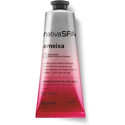 O Boticário Nativa SPA Ciruela Crema Manos Hidratante Perfumada 75g O Boticário Nativa SPA Ciruela Crema Manos Hidratante Perfumada 75g