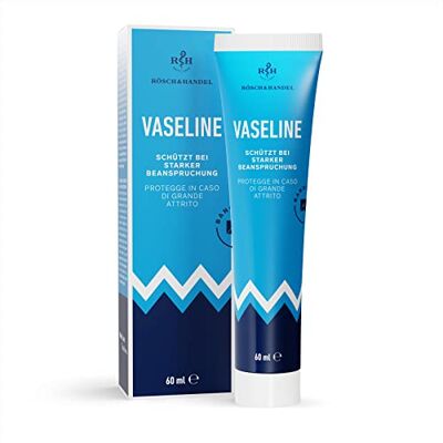 Rösch & Handel Vaseline 60 ml Crema protectora para todo tipo de piel y zonas de la piel, perfecta para el cuidado de los labios, protege contra el roce de heridas Rösch & Handel Vaseline 60 ml Crema protectora para todo tipo de piel y zonas de la piel, perfecta para el cuidado de los labios, protege contra el roce de heridas