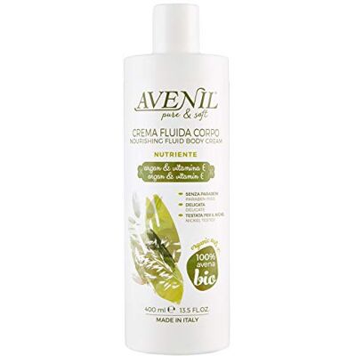 Unes Avenil Pure & Soft Crema Fluida Cuerpo Nutritivo Argán & Vitamina E, 400 ml 500 g Unes Avenil Pure & Soft Crema Fluida Cuerpo Nutritivo Argán & Vitamina E, 400 ml 500 g