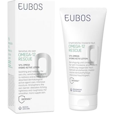 EUBOS 12% OMEGA LOCIÓN HIDROACTIVA DE OMEGA-12 RESCUE Para Una Piel Más Suave Para Pieles Secas, Sensibles Y Propensas A Los Eccemas Vegana 200ml Visita la tienda de EUBOS 12% OMEGA LOCIÓN HIDROACTIVA DE OMEGA-12 RESCUE Para Una Piel Más Suave Para Pieles Secas, Sensibles Y Propensas A Los Eccemas Vegana 200ml Visita la tienda de