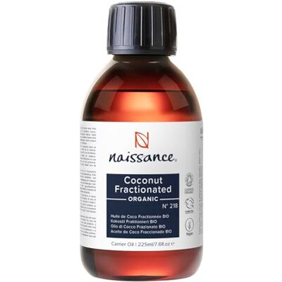Naissance Aceite Vegetal de Coco Fraccionado BIO (No. ) 225ml Natural, no OGM para Aromaterapia, Masajes y Recetas Artesanales Naissance Aceite Vegetal de Coco Fraccionado BIO (No. ) 225ml Natural, no OGM para Aromaterapia, Masajes y Recetas Artesanales