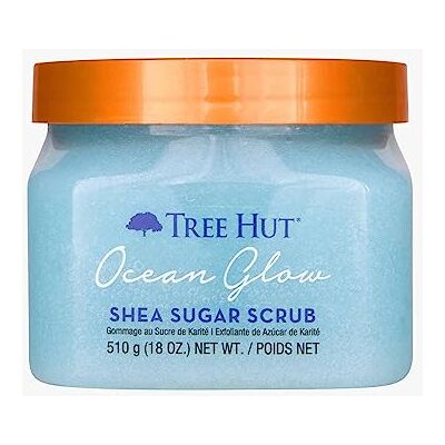 Tree Hut Ocean Glow Exfoliante de Azúcar Hidratante con Karité Renueva y Repone, 510 g Tree Hut Ocean Glow Exfoliante de Azúcar Hidratante con Karité Renueva y Repone, 510 g