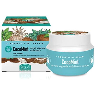Helan , I Sorbetti CocoMint Exfoliante Corporal Fresco y Vegetal con Agua de Coco y Extracto de Menta, Gel Exfoliante Corporal con Coco, Manteca Corporal Exfoliante, Iluminadora y Suavizante, 150 ml Helan , I Sorbetti CocoMint Exfoliante Corporal Fresco y Vegetal con Agua de Coco y Extracto de Menta, Gel Exfoliante Corporal con Coco, Manteca Corporal Exfoliante, Iluminadora y Suavizante, 150 ml