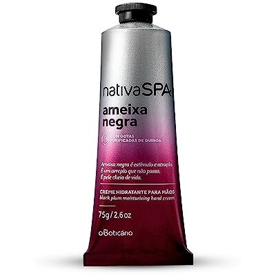 O Boticário Nativa SPA Ciruela Negra Crema Manos Hidratante 75g O Boticário Nativa SPA Ciruela Negra Crema Manos Hidratante 75g