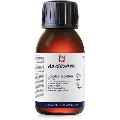 Naissance Aceite De Jojoba (No. ) 100ml – Vegetal Refinar Prensado En Frio – Natural, Hidratante Para Cara, Pelo, Uñas, Barba, Cuerpo, Cutículas Vegano Sin Hexano Naissance Aceite De Jojoba (No. ) 100ml – Vegetal Refinar Prensado En Frio – Natural, Hidratante Para Cara, Pelo, Uñas, Barba, Cuerpo, Cutículas Vegano Sin Hexano
