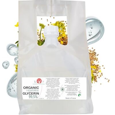 B.O.T cosmetic & wellness Glicerina Liquida Vegetal Pura y Organica Glicerina para hacer jabones, Hidratante Facial y Corporal, Base Cosmetica Casera 100% Natural 5000 g 5 kg B.O.T cosmetic & wellness Glicerina Liquida Vegetal Pura y Organica Glicerina para hacer jabones, Hidratante Facial y Corporal, Base Cosmetica Casera 100% Natural 5000 g 5 kg