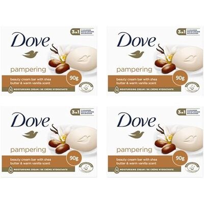 Dove Jabón de mantequilla de karité (4 x 90 g) Dove Jabón de mantequilla de karité (4 x 90 g)