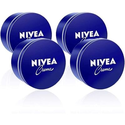 NIVEA Creme Crema Hidratante Corporal y Facial Hidratación Intensiva Crema Universal, Multiusos para Toda la Familia Piel Suave e Hidratada Uso Diario Todo Tipo de Piel Pack de 4x 400 ml NIVEA Creme Crema Hidratante Corporal y Facial Hidratación Intensiva Crema Universal, Multiusos para Toda la Familia Piel Suave e Hidratada Uso Diario Todo Tipo de Piel Pack de 4x 400 ml