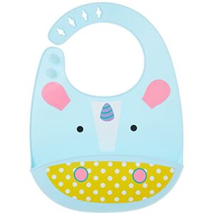 Skip Hop SkipHop Zoo Fold and Go Silicone Bib, Unicorn Skip Hop SkipHop Zoo Fold and Go Silicone Bib, Unicorn