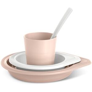 SUAVINEX , Vajilla para Bebés, Set de Platos de Aprendizaje, +6 Meses, Vajilla Infantil Apta Para Lavavajillas y Microondas. Incluye: Vaso + Plato Llano + Bol + Cuchara. Wild&Free Rosa SUAVINEX , Vajilla para Bebés, Set de Platos de Aprendizaje, +6 Meses, Vajilla Infantil Apta Para Lavavajillas y Microondas. Incluye: Vaso + Plato Llano + Bol + Cuchara. Wild&Free Rosa