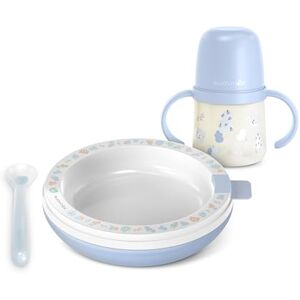 SUAVINEX , Vajilla Bebés con Plato Térmico, Mantiene la Comida Caliente. Incluye: Cuchara de Silicona + Vaso de Aprendizaje con Asas y Boquilla de Silicona + Plato Térmico, +6 Meses, Wild&Free, Azul SUAVINEX , Vajilla Bebés con Plato Térmico, Mantiene la Comida Caliente. Incluye: Cuchara de Silicona + Vaso de Aprendizaje con Asas y Boquilla de Silicona + Plato Térmico, +6 Meses, Wild&Free, Azul