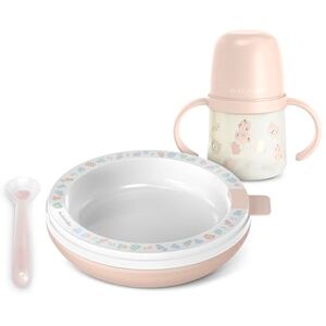 SUAVINEX , Vajilla Bebés con Plato Térmico, Mantiene la Comida Caliente. Incluye: Cuchara de Silicona + Vaso de Aprendizaje con Asas y Boquilla de Silicona + Plato Térmico, +6 Meses, Wild&Free, Rosa SUAVINEX , Vajilla Bebés con Plato Térmico, Mantiene la Comida Caliente. Incluye: Cuchara de Silicona + Vaso de Aprendizaje con Asas y Boquilla de Silicona + Plato Térmico, +6 Meses, Wild&Free, Rosa