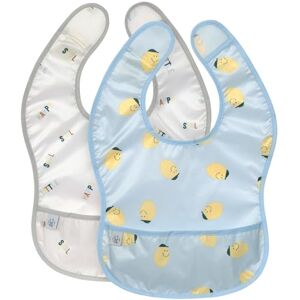 Baberos impermeables Lässig, 2 piezas, Limón, para 6m+ - Baberos Baberos impermeables Lässig, 2 piezas, Limón, para 6m+ - Baberos