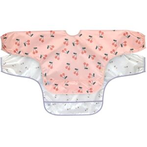 Lassig Conjunto de Baberos de Cereza con Mangas Largas - Diseño Frutas Divertidas Lassig Conjunto de Baberos de Cereza con Mangas Largas - Diseño Frutas Divertidas