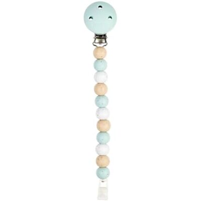 Nattou Cadena Chupete Silicona – Clip Chupete Sin BPA – Accesorio Bebé – 21 cm – Multicolor Verde Nattou Cadena Chupete Silicona – Clip Chupete Sin BPA – Accesorio Bebé – 21 cm – Multicolor Verde