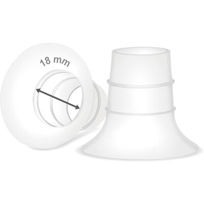 Maymom Inserto de tetina (18 mm, compatible con Elvie individual/doble eléctrico y Elvie Stride copa 24 mm, compatible con teterela Medela PersonalFit Flex Maymom Inserto de tetina (18 mm, compatible con Elvie individual/doble eléctrico y Elvie Stride copa 24 mm, compatible con teterela Medela PersonalFit Flex