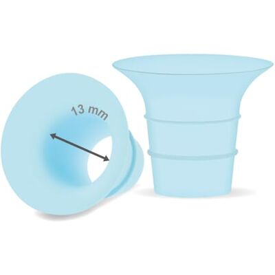 Maymom inserto de embudo 13 mm compatible con Elvie eléctrico simple y doble y copa Elvie Stride 24 mm; compatible con Medela PersonalFit Flex; accesorio compatible no original Maymom inserto de embudo 13 mm compatible con Elvie eléctrico simple y doble y copa Elvie Stride 24 mm; compatible con Medela PersonalFit Flex; accesorio compatible no original