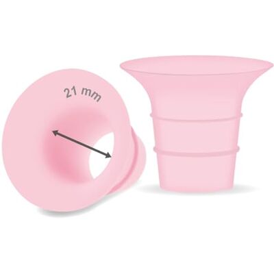 Maymom inserto de embudo 21 mm compatible con Elvie eléctrico simple y doble y copa Elvie Stride 24 mm; compatible con Medela PersonalFit Flex; accesorio compatible no original Maymom inserto de embudo 21 mm compatible con Elvie eléctrico simple y doble y copa Elvie Stride 24 mm; compatible con Medela PersonalFit Flex; accesorio compatible no original